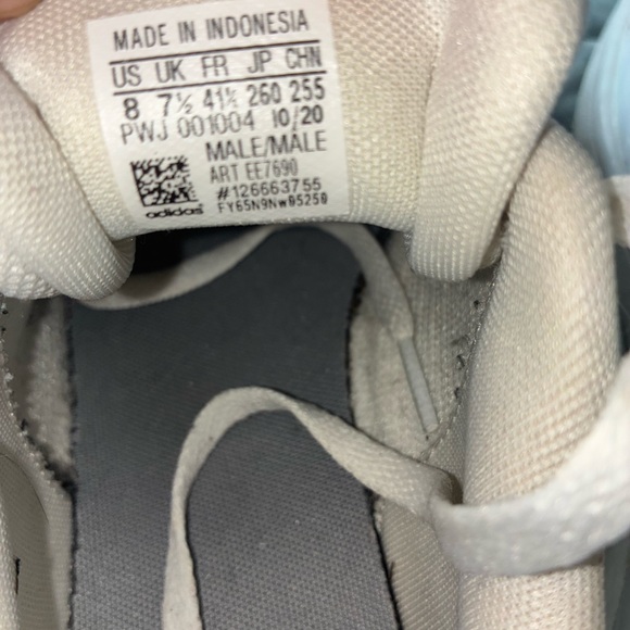 Adidas Advantage Women’s Sneakers White Green Size 8 Classic Casual Shoes - Picture 6 of 6